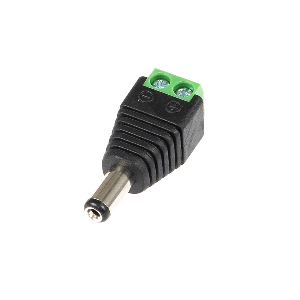 StrongLumio napájecí DC zdířka 2,1mm se svorkovnicí (samec)