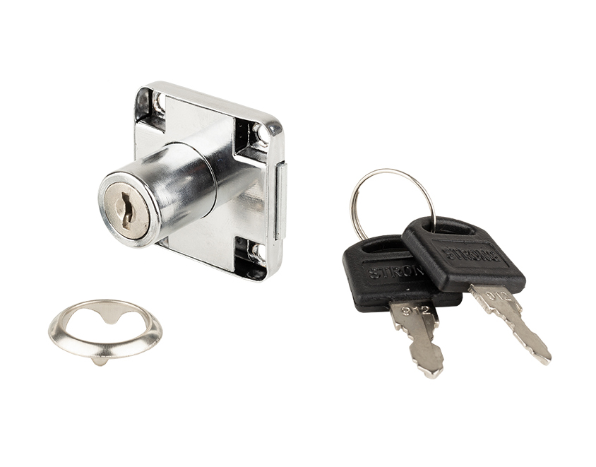 StrongLocks Zásuvkový zámek různé kombinace + kovový protikus chrom