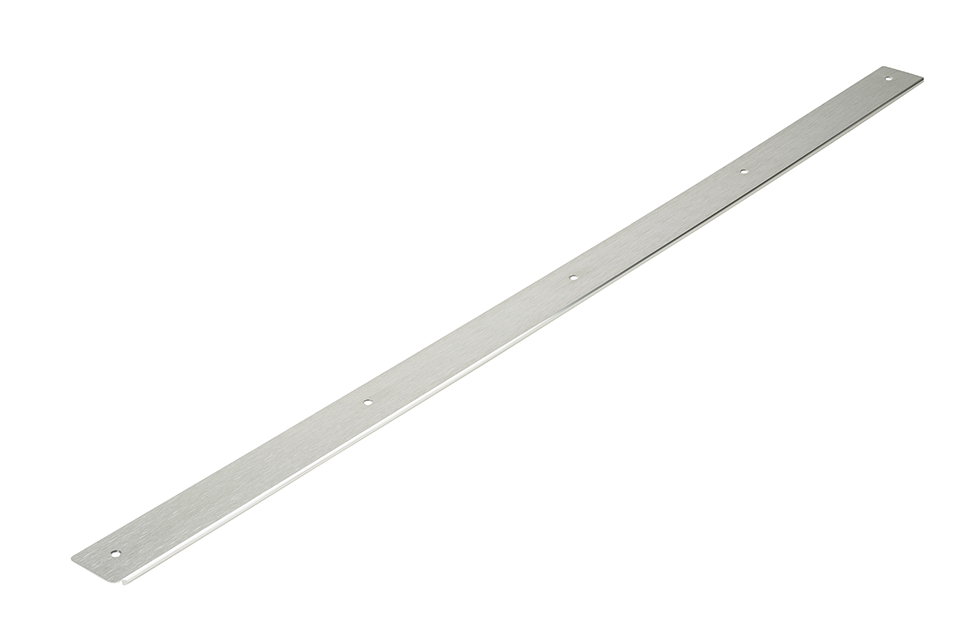 Ukončovací lišta na pracovní desku 38mm délka 900mm levá nerez