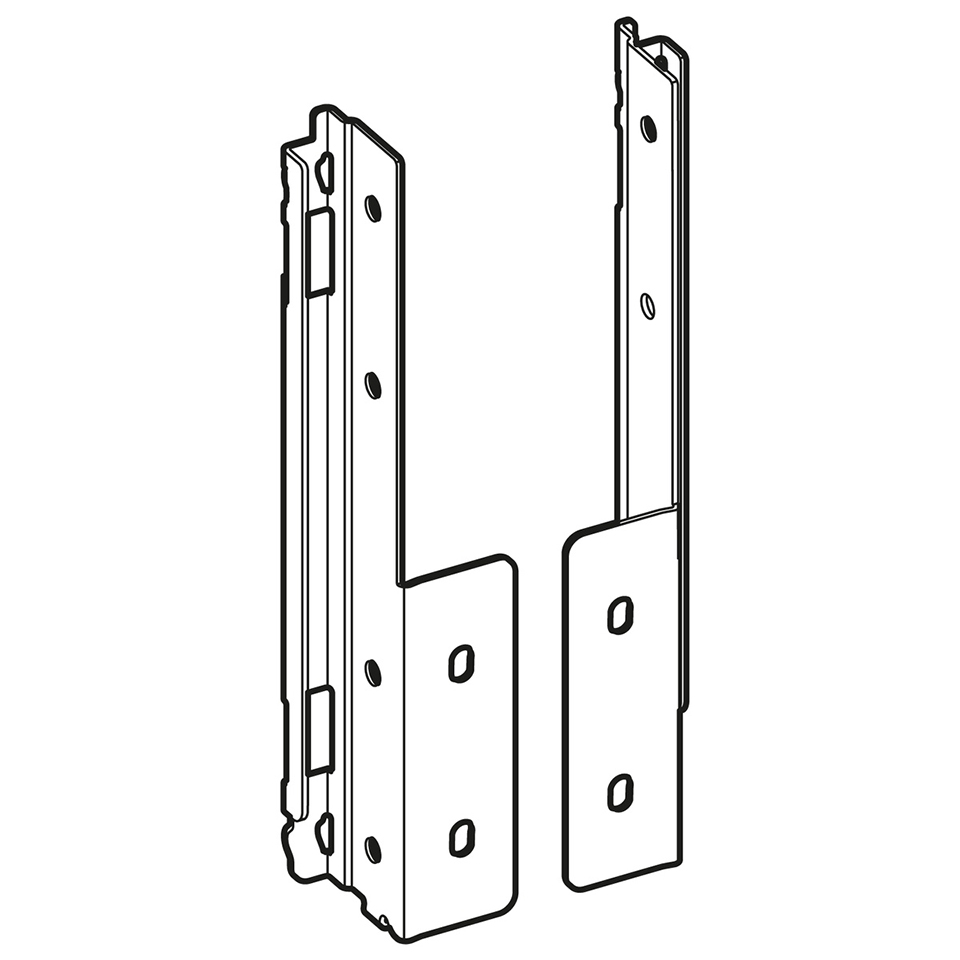 HETTICH 9257683 AvanTech YOU držák zad 187, pravá, bílá