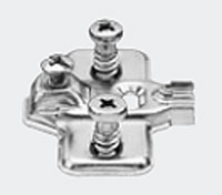 BLUM 193L8100 montážní podložka Modul, křížová, eurošroub, 8,3mm