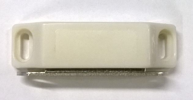 Magnet bílý 60x15mm sklapovací, 4kg
