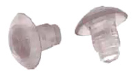 Zásuvkový doraz transparentní 10/5 x 1,2mm