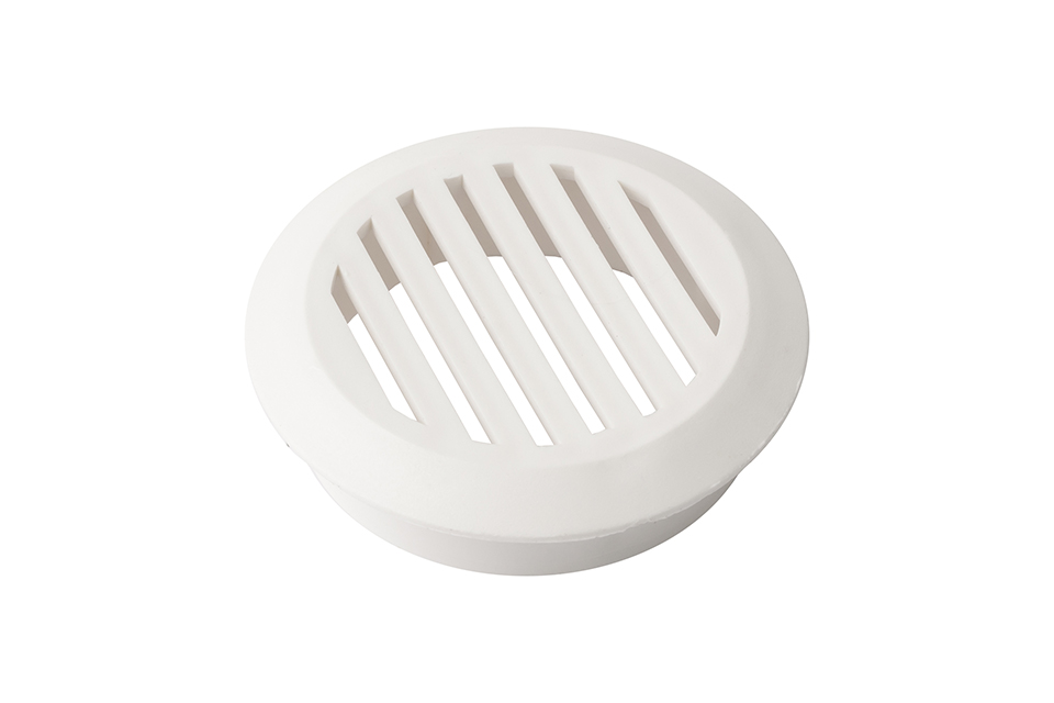 Vzdušník 50mm bílý výška 17mm