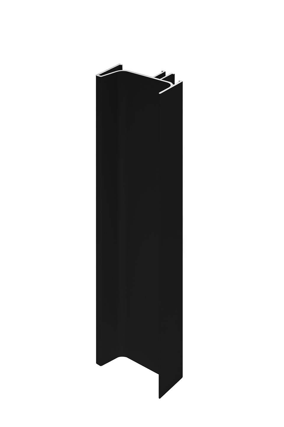 Gola Snap on vertikální profil krajní 2700 mm černá matná