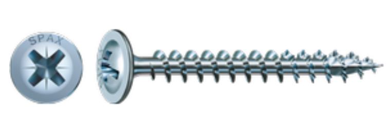 SPAX vrut 3,5x20mm čočkovitá hlava s límcem PZ 4C MH