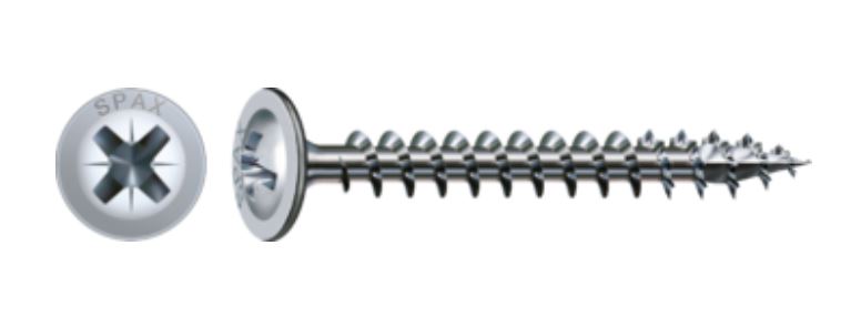 SPAX vrut 3,5x25mm čočkovitá hlava s límcem PZ 4C MH