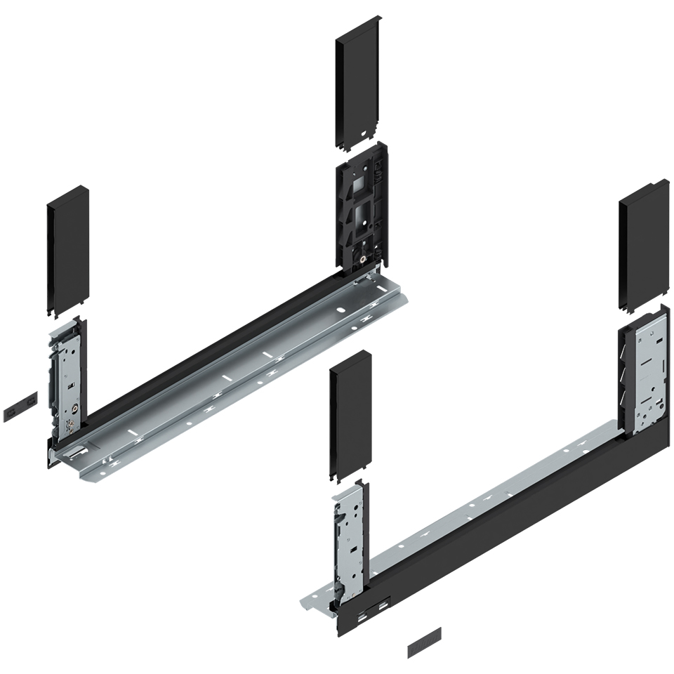 BLUM 780C5002S Legrabox, bočnice C free 500mm, černá