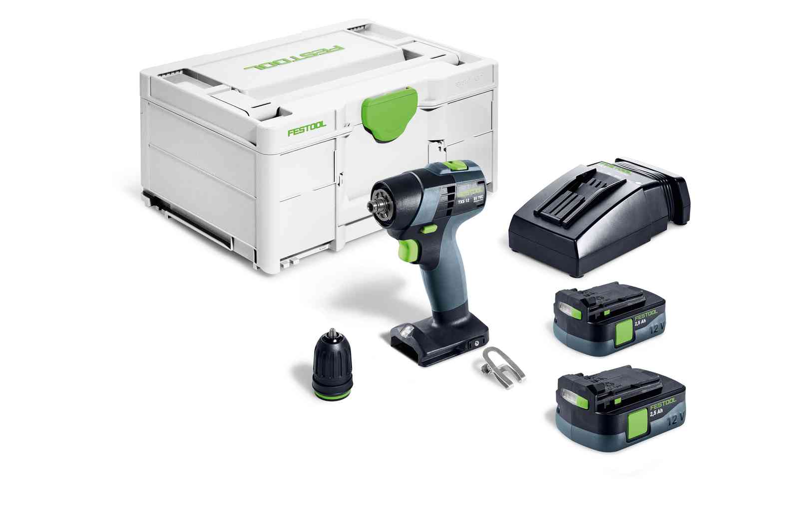 FESTOOL 576873 Akumulátorový vrtací šroubovák TXS 12 2,5-Plus